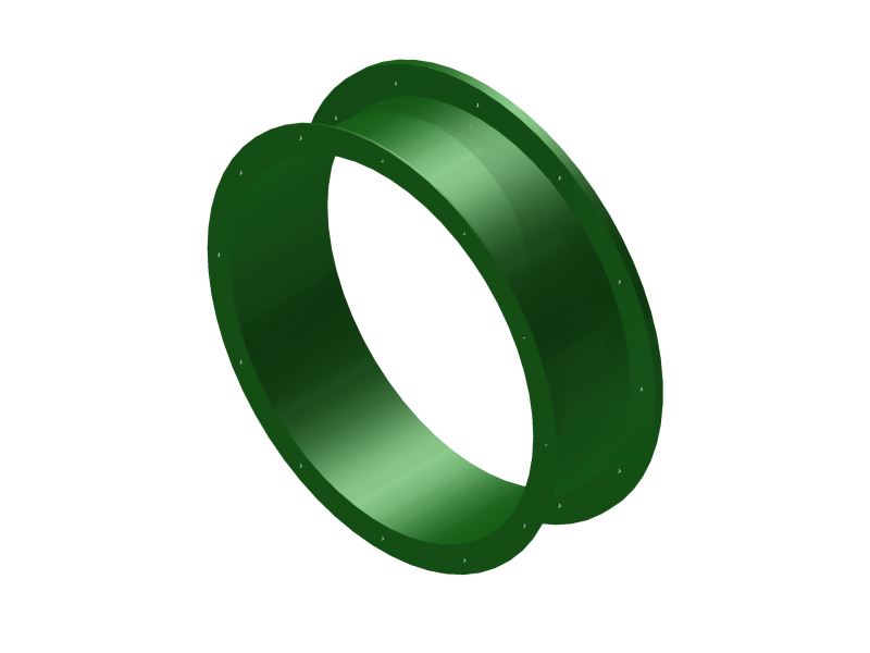 Bild 1 von Röhren PE Einzelteile  / (Ausführung) Gerade 25 cm / (Farbe/Ausführung) grün