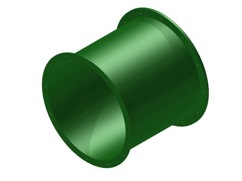 Bild 1 von Röhren PE Einzelteile  / (Ausführung) Gerade 75 cm / (Farbe/Ausführung) grün