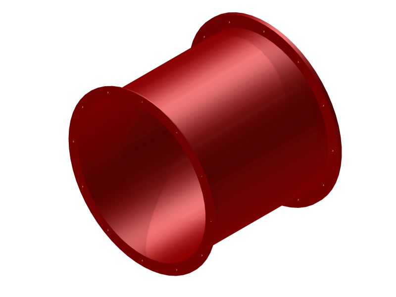 Bild 1 von Röhren PE Einzelteile  / (Ausführung) Gerade 75 cm / (Farbe/Ausführung) rot