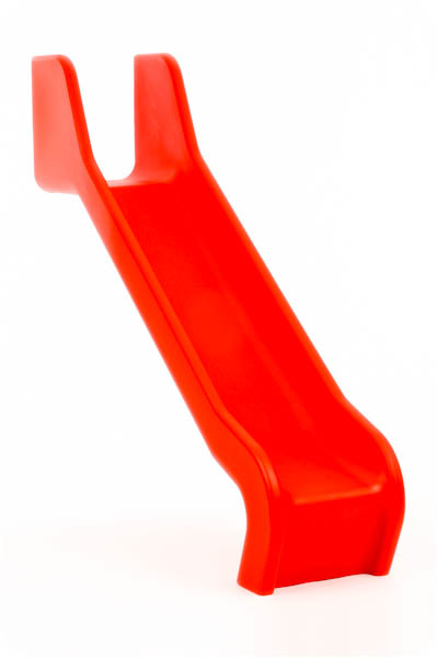 Bild 1 von Anbaurutsche PE einteilig  / (Podesthöhe) 120 cm / (Farbe/Material) rot