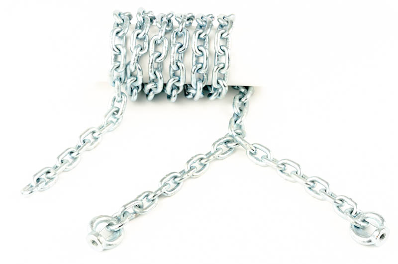 Bild 1 von Schaukelketten  / (Ausführung) breite Y-Spreizung / (Material) feuerverzinkt / () 6 mm in 2,00 m