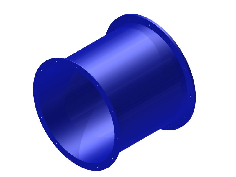 Bild 1 von Röhren PE Einzelteile  / (Ausführung) Gerade 75 cm / (Farbe/Ausführung) blau