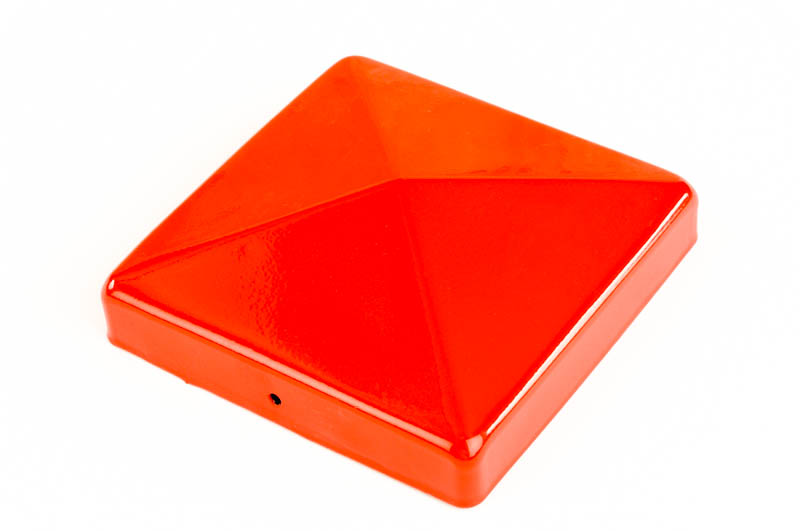 Bild 1 von Pfostenabdeckkappe Metall  / (Ausführung) Kantholz / (Material) verzinkt + pulverbeschichtet / (Größe) 95 x 95 mm