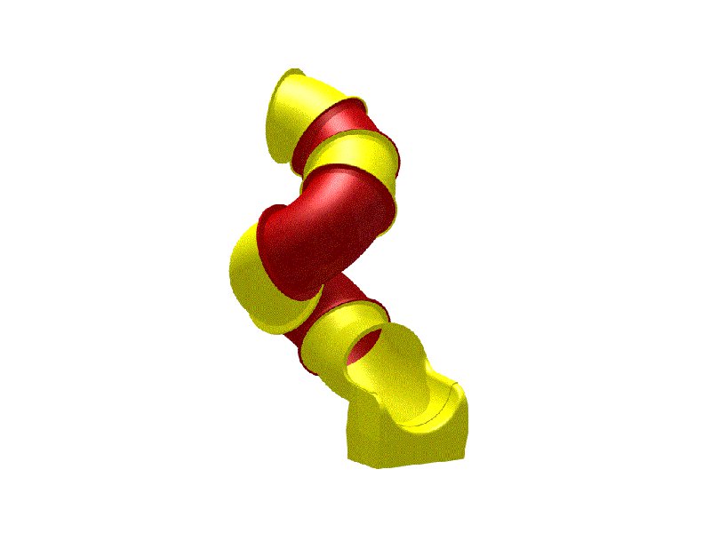 Bild 1 von Röhrenrutsche PE mehrteilig gewendelt  / (Podesthöhe) 250 cm / (Farbe) gelb