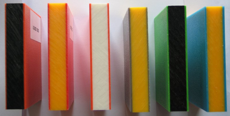 Bild 1 von HDPE-Platte zweifarbig