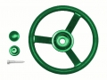 Lenkrad Kunststoff  / (Farbe) grün