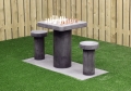 Spieltisch Beton für 2
