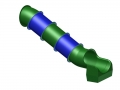 Bild 5 von Röhrenrutsche PE mehrteilig gerade  / (Podesthöhe) 400 cm / (Farbe) bunt