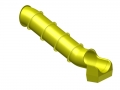 Röhrenrutsche PE mehrteilig gerade  / (Podesthöhe) 100 cm / (Farbe) gelb