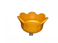 Bild 1 von Mini-Karussell Tulpe  / (Ausführung) zum Einbetonieren / (Farbe) gelb