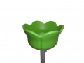 Mini-Karussell Tulpe  / (Ausführung) komplett / (Farbe) grün