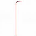 Rutschstange  / (Länge) 280 cm / (Ausführung) rot pulverbeschichtet