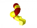 Bild 2 von Röhrenrutsche PE mehrteilig gewendelt  / (Podesthöhe) 200 cm / (Farbe) gelb