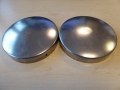 Pfostenabdeckkappe Metall  / (Ausführung) Rundholz / (Material) Edelstahl / (Größe) 100 mm Durchmesser