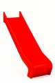 Anbaurutsche PE einteilig  / (Podesthöhe) 75-90 cm / (Farbe/Material) rot