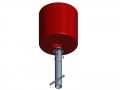 Bild 2 von Sitzelemente / Designelemente  / (Form) Kugel / (Größe) 30 cm Durchmesser / (Farbe) rot