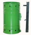 Abfallbehälter  / (Ausführung) Typ 1 / (Farbe) grau