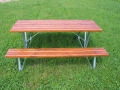 Bild 2 von Picknick Bank inkl. Tisch  / (Ausführung) Komplett mit Holz