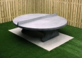 Tischtennisplatte Beton Rund