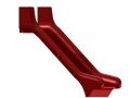 Anbaurutsche PE mehrteilig  / (Podesthöhe) 150 cm / (Farbe) rot