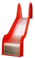 Anbaurutsche GFK  / (Podesthöhe) 150 cm / (Material/Ausführung) Standard mit Metallrutschfläche