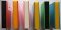 HDPE-Platte zweifarbig  / (Farbe) grau-gelb-grau
