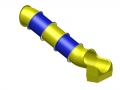 Bild 3 von Röhrenrutsche PE mehrteilig gerade  / (Podesthöhe) 350 cm / (Farbe) bunt