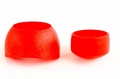 Schraubenabdeckkappen  / (Ausführung) Rundholz / (Größe) M12 für 100er Durchmesser / (Farbe) rot