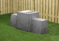 Sitzspielbank Beton